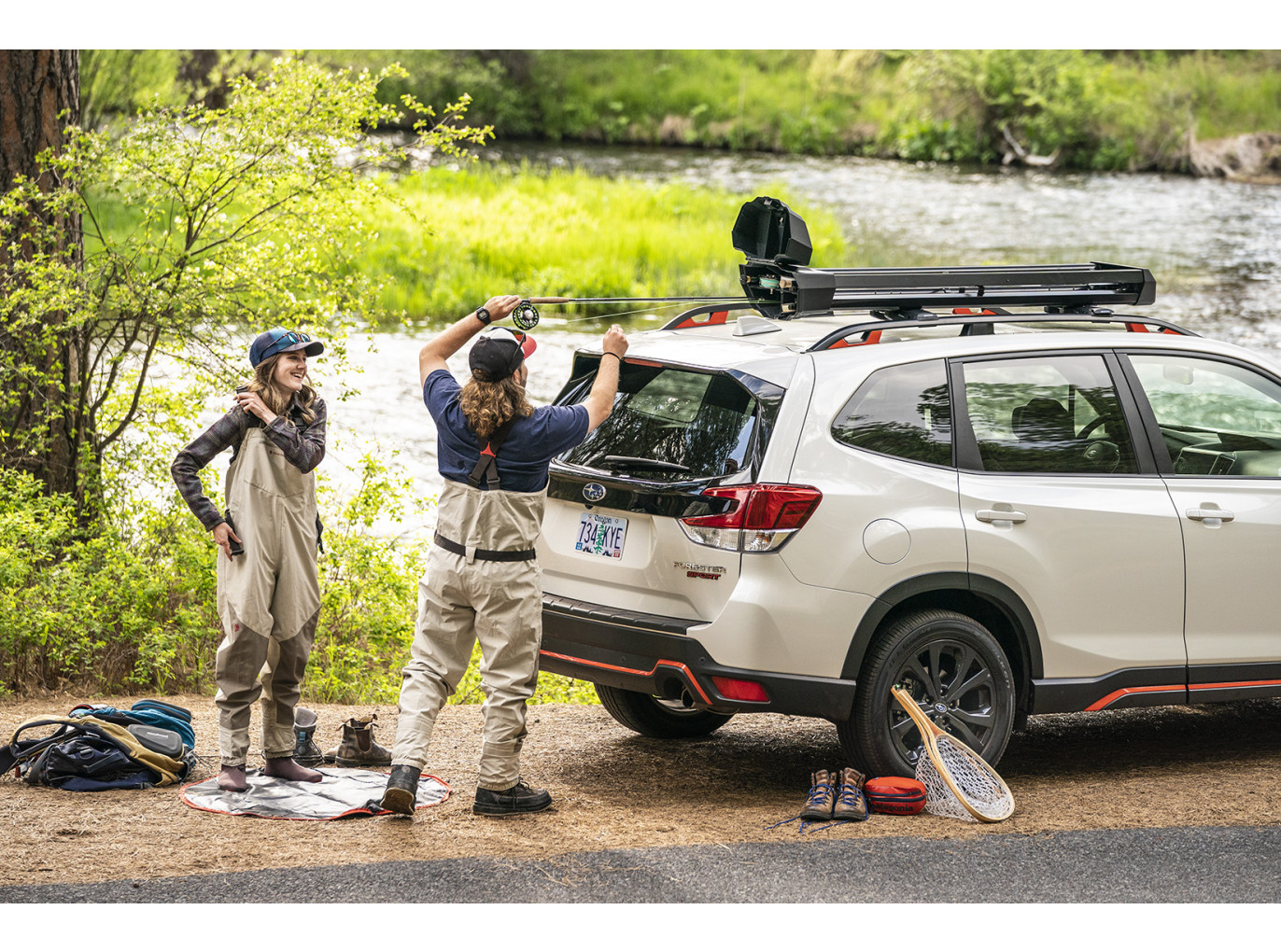 The Yakima DoubleHaul Fly Rod Carrier - Car, Truck Or SUV Rod Holder