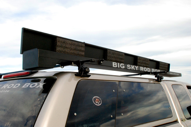 The Big Sky Fly Rod Box - Vehicle-Mounted Fly Rod Carriers Made In USA