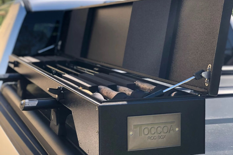 Toccoa Rod Boxes Vehicle Mounted Steel Fly Rod Carriers