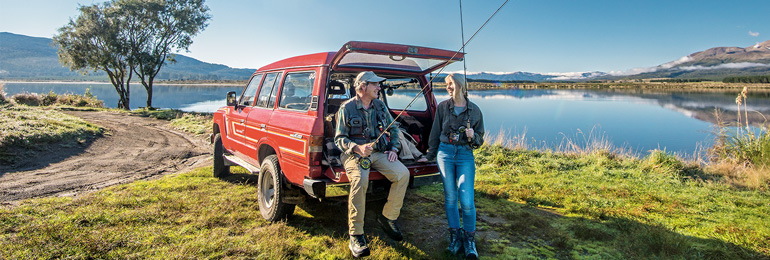 Smith Creek Rod Rack - New Zealand Interior Fly Rod Carrier