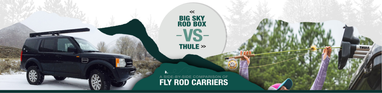Big Sky Rod Box Versus Thule Fly Rod Carriers