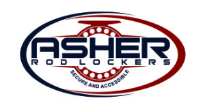 Asher Rod Lockers logo - Secure and Accessible.